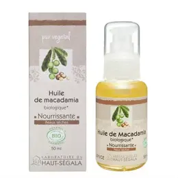 Haut-Ségala Les Huiles Végétales de Macadamia Vierge Biologique 50ml