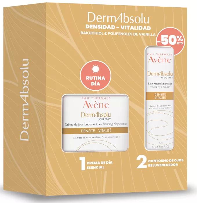 Avène DermAbsolu Crema Día Esencial 40 ml + Contorno de Ojos 15 ml