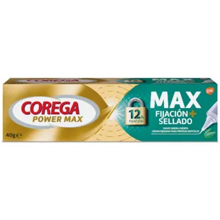 Corega Max Fixation + Scellant Goût Menthe 40 gr