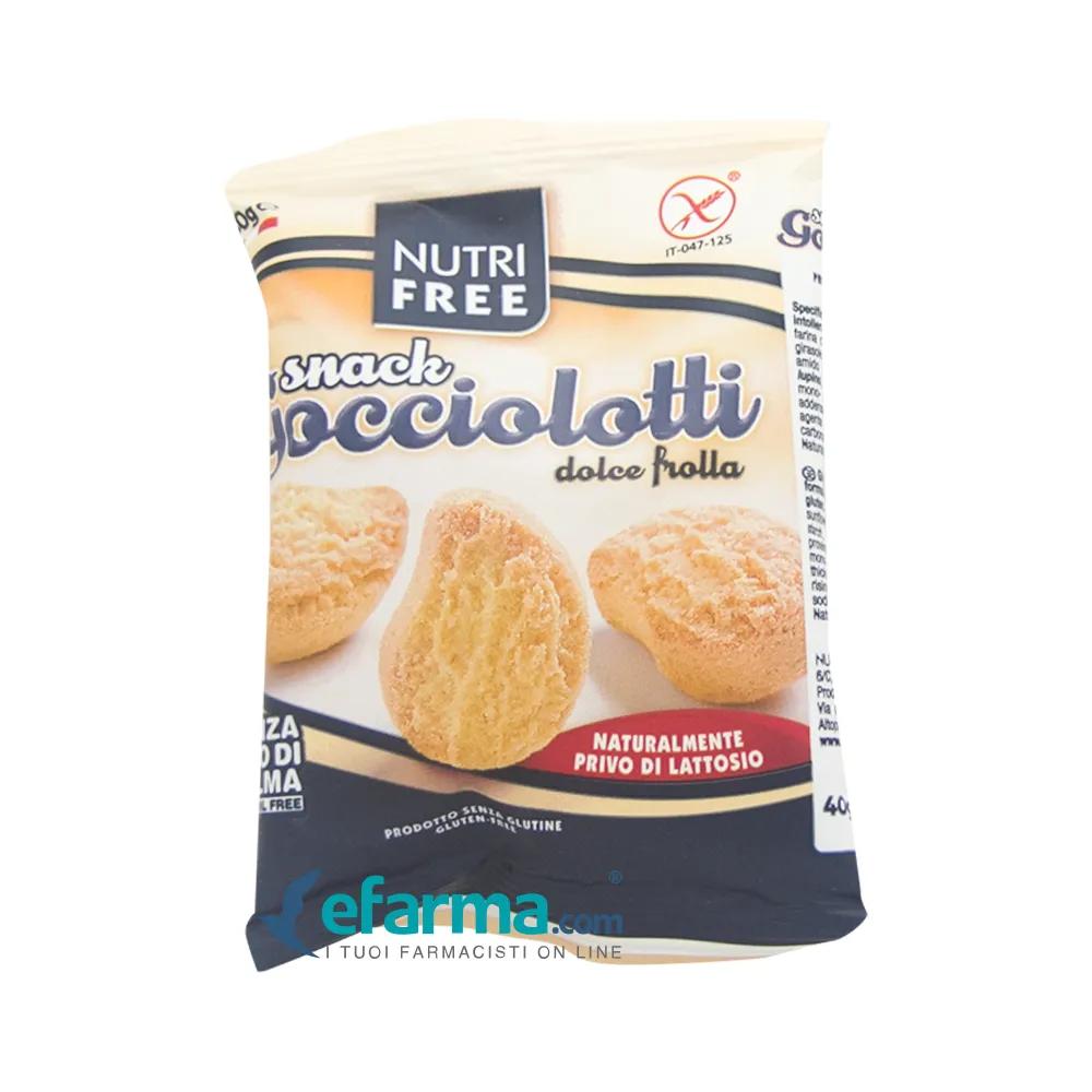 Nutrifree Gocciolotti Dolce Frolla Biscotti Senza Glutine 40 g