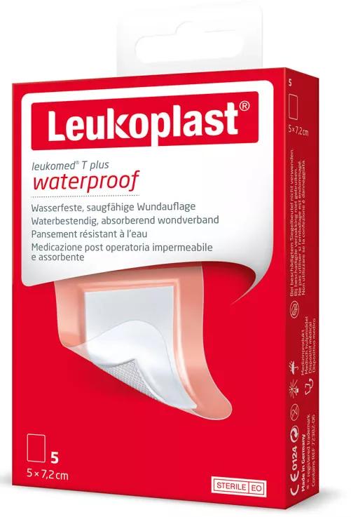 Leukomed T Plus 5 cm x 7,2 cm 5 eenheden