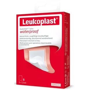 Leukomed T Plus 5 cm x 7,2 cm 5 unidades