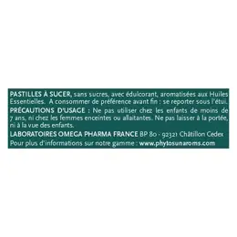 Phytosun Arôms Pastille Sans Sucre Gorge Citron 24 Unités