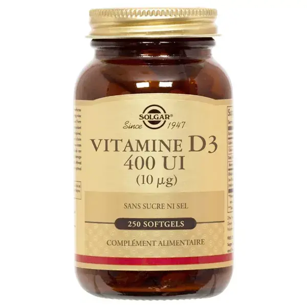Solgar vitamina D3 - 250 cpsulas