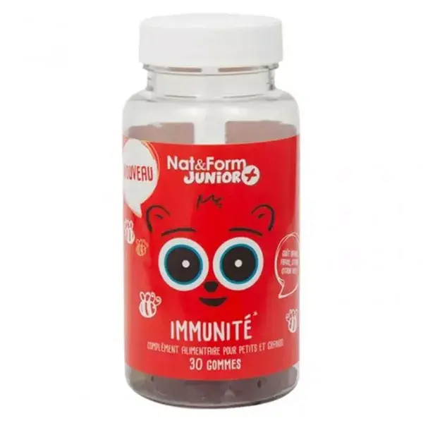 Nat & Form Ours+ Immunité Integratore Alimentare 30 orsetti