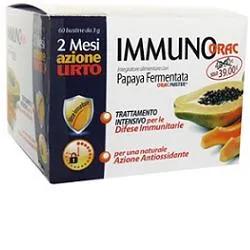 Immuno Orac Papaya Fermentata Integratore Difese Immunitarie 60 Bustine