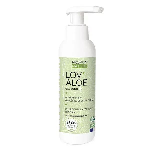 Propos'Nature - Gel douche Lov'Aloe Bio - 98% naturel - 200ml