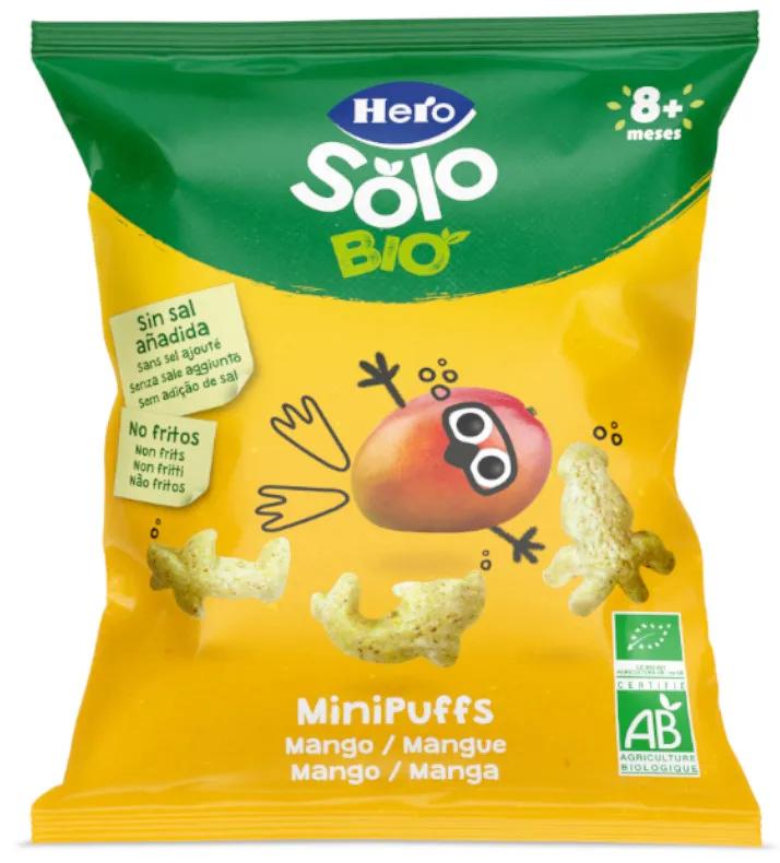 Hero Solo Bio MiniPuffs Snack à la mangue bio +8m 18 gr