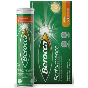 Berocca Performance Orange flavor 30 effervescent tablets Bayer