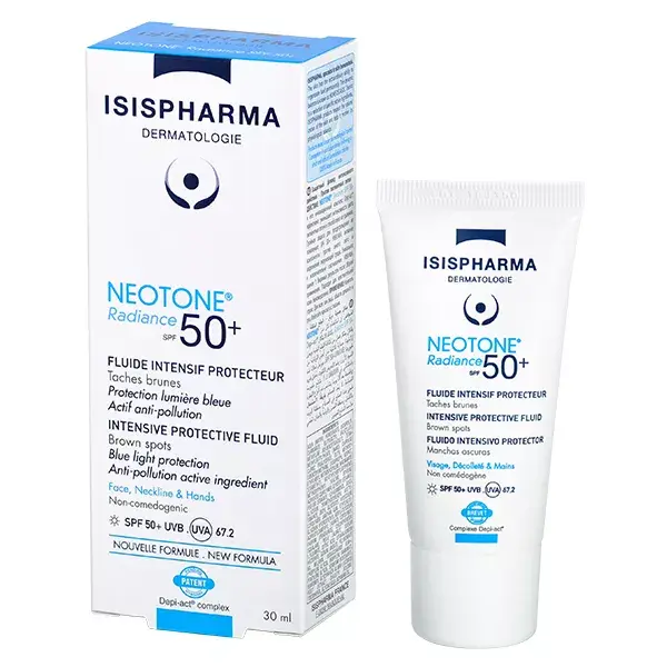 Isispharma Neotone Radiance SPF50+ Fluido Intensivo Protector Manchas Oscuras 30ml