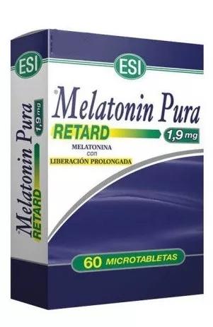 ESI Melatonine Pure Retard 1,9 mg 60 microtabletten