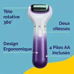 Scholl Velvet Smooth Râpe Électrique 2 en 1 Exfoliante & Lissante