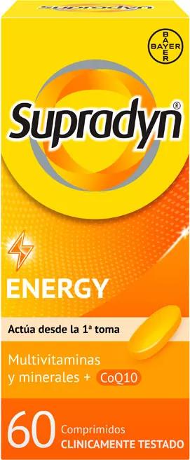 Supradyn Energy Vitaminas y Energía 60 Comprimidos 