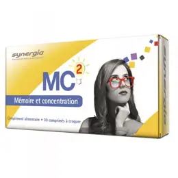 Synergia MC2 Mémoire et Concentration 30 comprimés