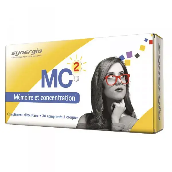 Synergia MC2 Mémoire et Concentration 30 comprimés
