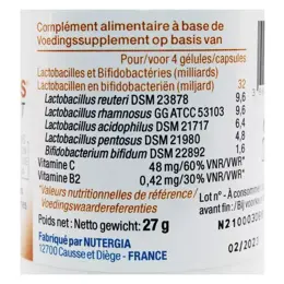 Nutergia Ergyphilus GST Probiotiques 60 gélules