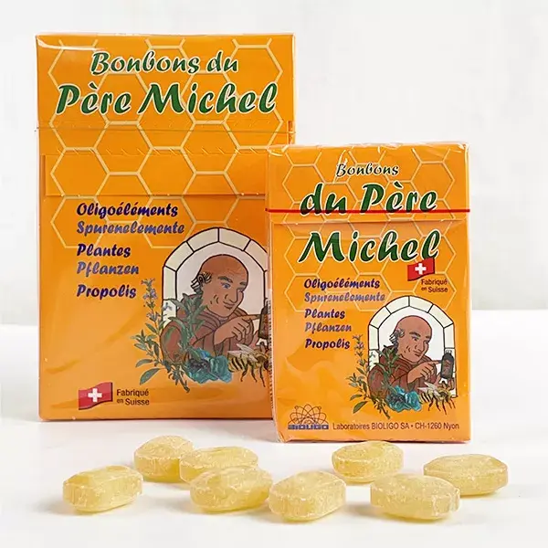 Bioligo - Bonbons du Père Michel - Oligoelementi & Propolis - 47g