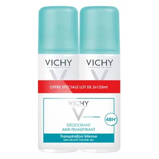 Vichy Deodorante Antitraspirante Spray 48H Lotto di 2 x 125ml