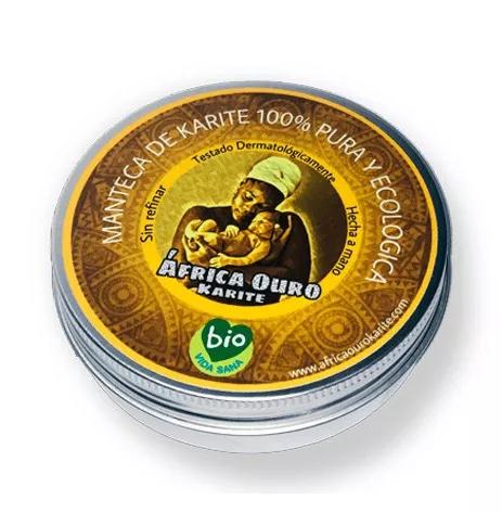 África Ouro Manteiga de Karité Pura e Biológica 200 ml