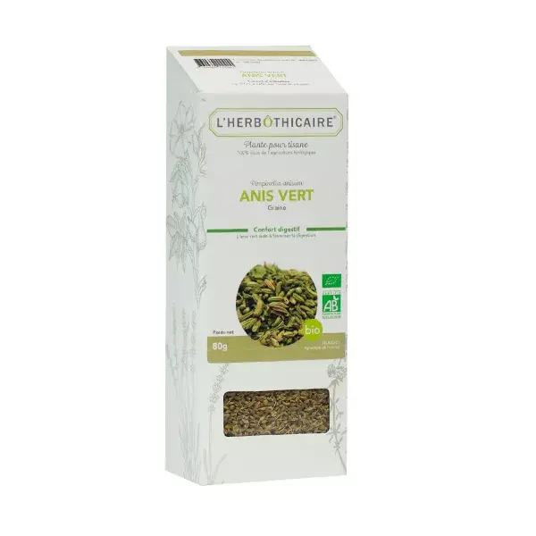 L'Herbothicaire Herbal Tea Green Anise Organic 100g