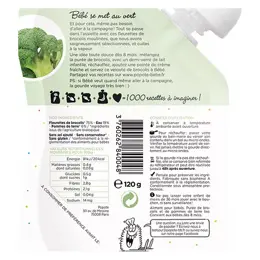 Popote Les Légumes Gourde Brocolis +8m Bio 120g