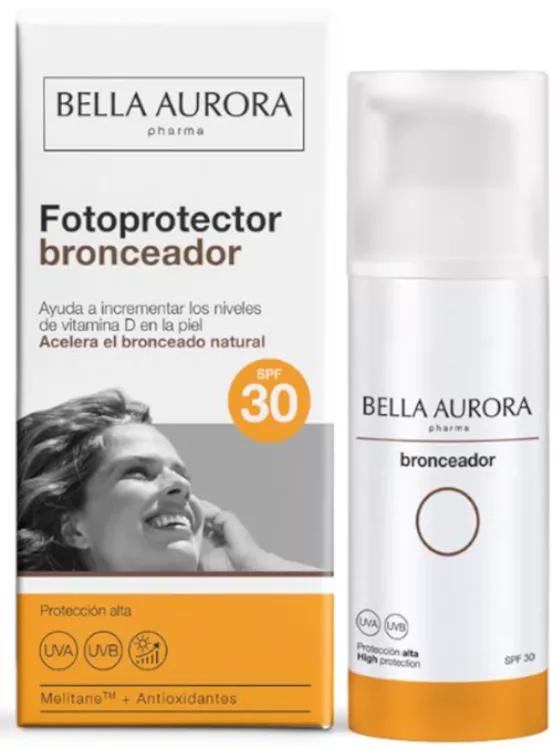 Bella Aurora Bronzeur photoprotecteur pour le visage SPF30 50 ml