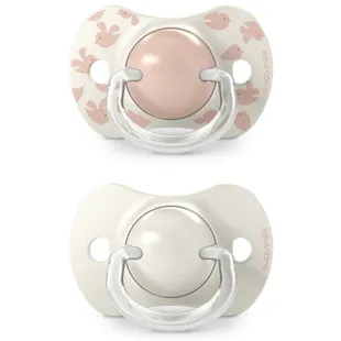 Suavinex Birdies Pacifier Physiological Silicone Teat SX Pro Pink 6-18m 2 units