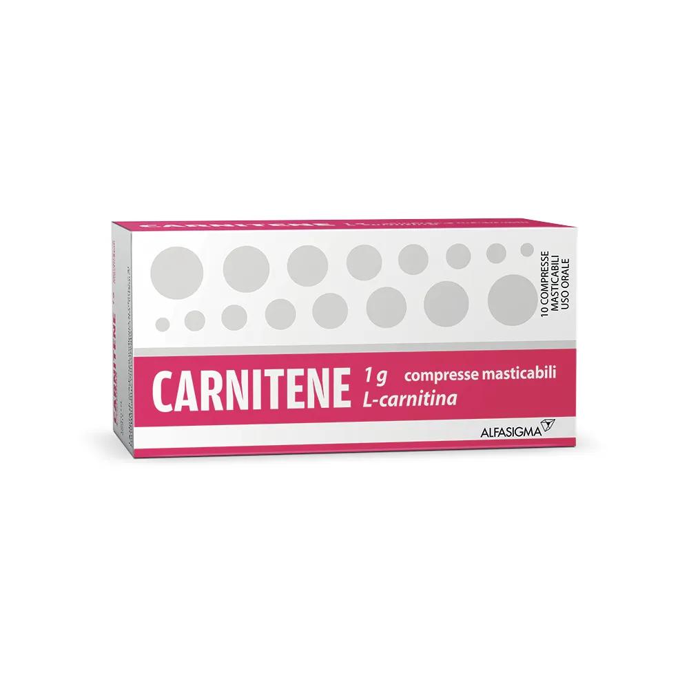 Carnitene 1g L-Carnitina 10 Compresse Masticabili