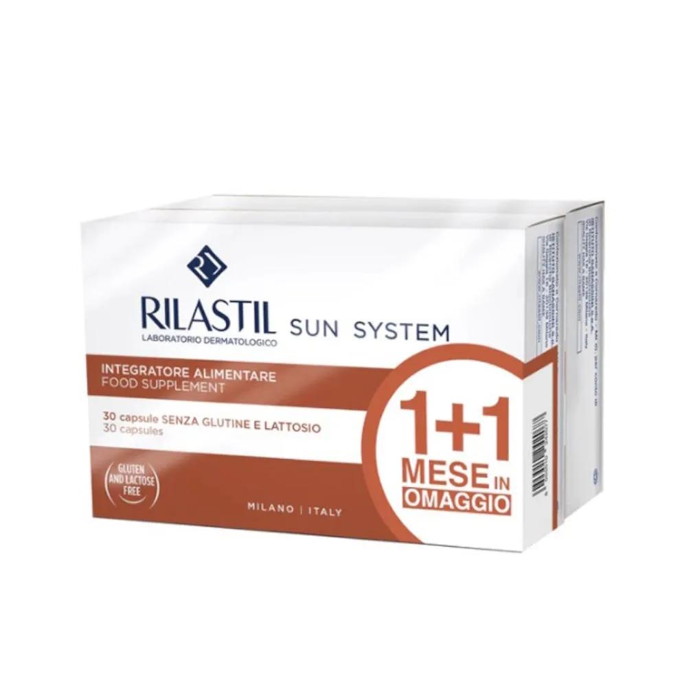 Rilastil Sun System Integratore Antiossidante BIPACCO 30+30 Capsule