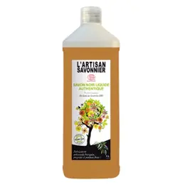 L'Artisan Savonnier Entretien Savon Noir Liquide Lavandin Bio 1000ml