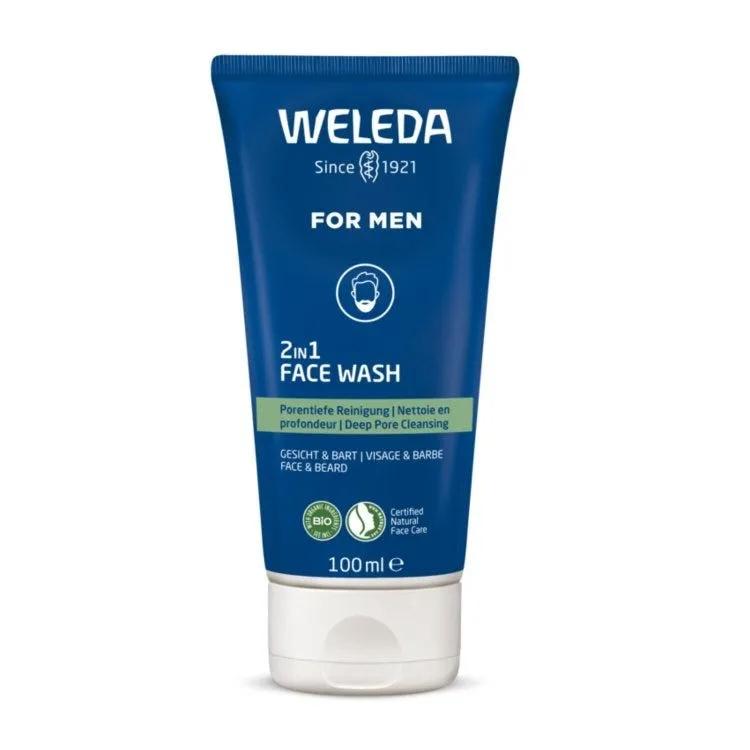 Weleda For Men Detergente Viso 2in1 Viso e Barba 100 ml