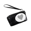 Paname-paris Trousse Make-Up Lamée Coeur Argent