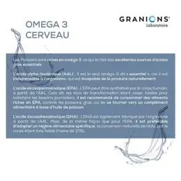 Granions Omega 3 Cerveau 30 capsules