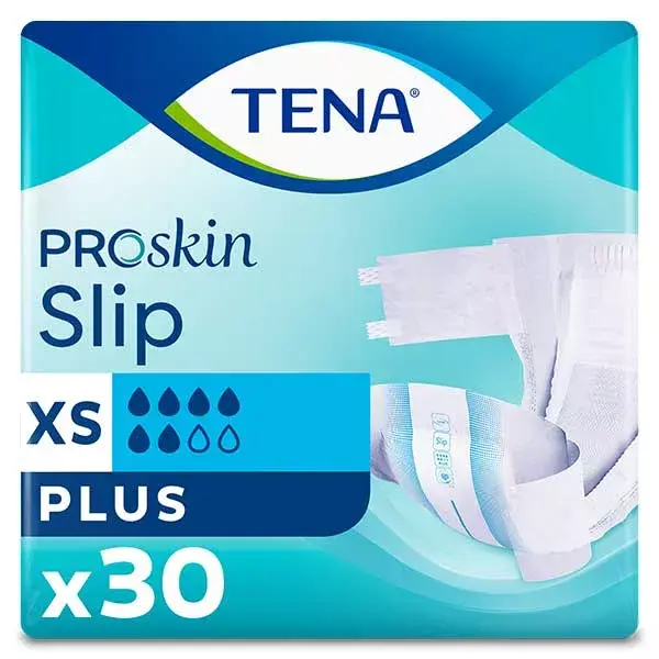 TENA Proskin Slip Change Complet Plus Taille XS 30 unités