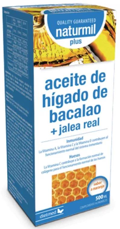 Naturmil Aceite de Hígado de Bacalao Plus 500 ml