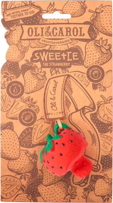 Oli&Carol Fruits&Veggies Anneau de Dentition Fraise