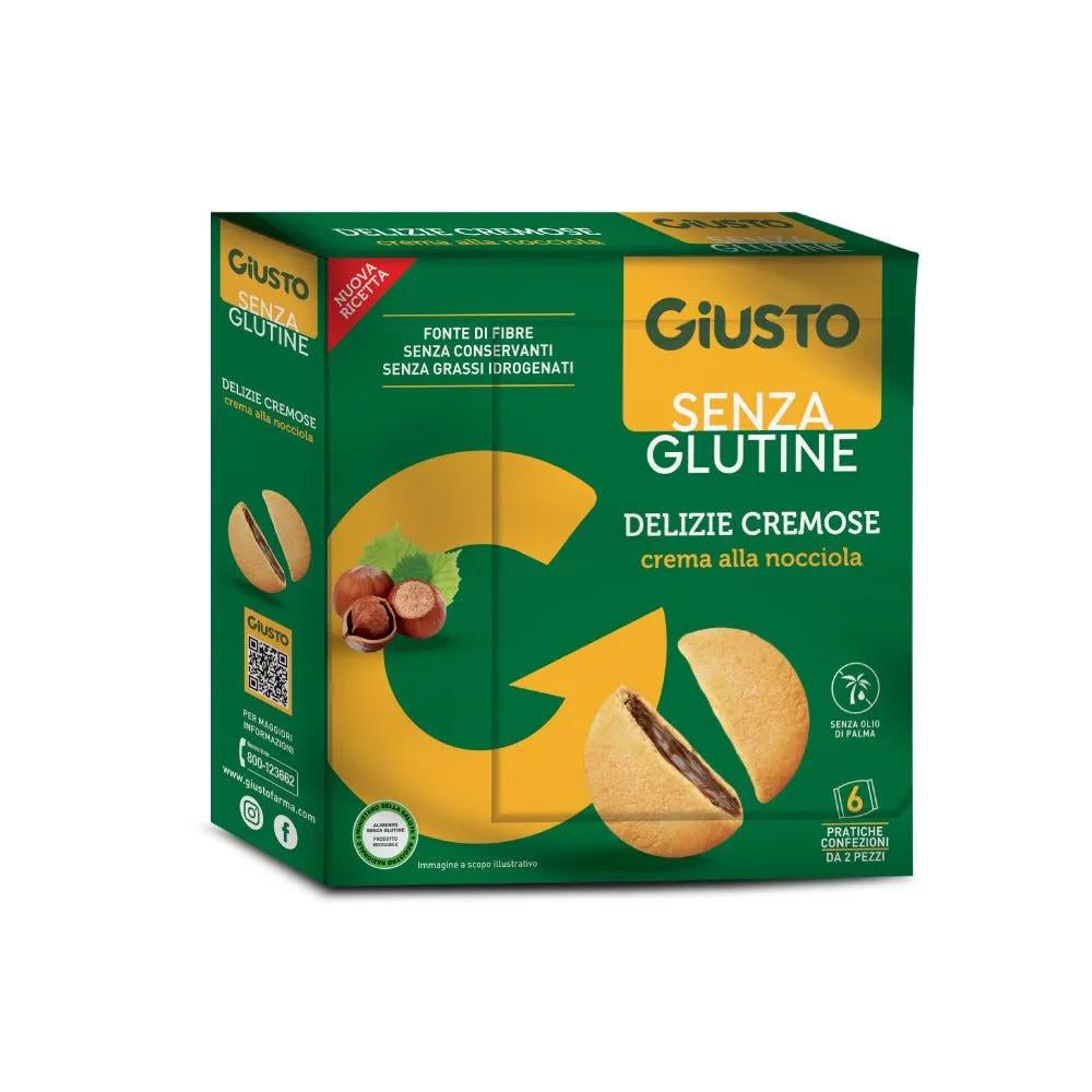 Giusto Senza Glutine Delizie Cremose Nocciola 180 g