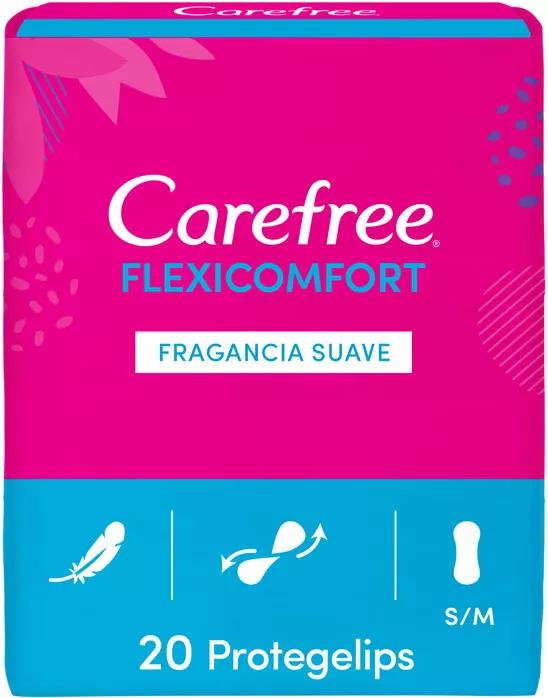 Carefree Protegeslips Flexicomfort S/M 20 uds