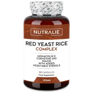 Nutralie Levadura De Arroz Rojo + Monacolina K + Q10 + Niacina Vegano 90 Cápsulas