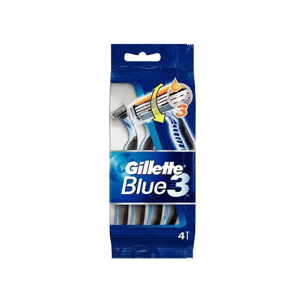Gilette Blue 3 Maquinillas Desechables 4 unidades