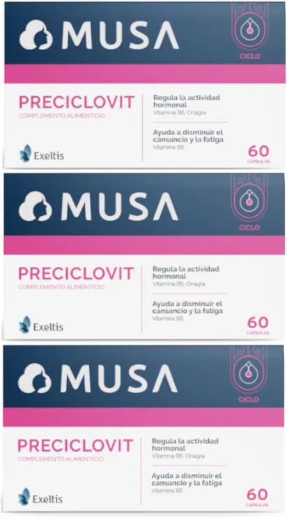 Musa Preciclovit Premenstrual Syndrome 3x60 Capsules