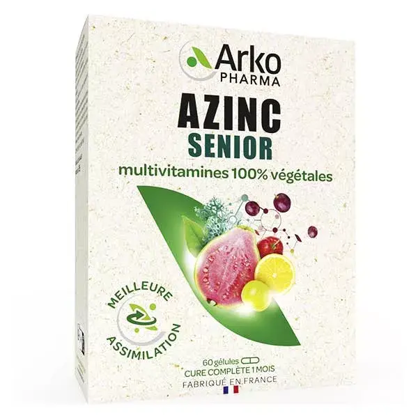 Arkopharma Azinc Natural Senior 60 capsules