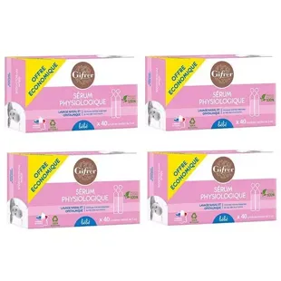 Gifrer Siero Fisiologico 5ml Lotto di 4 x 40 monodosi