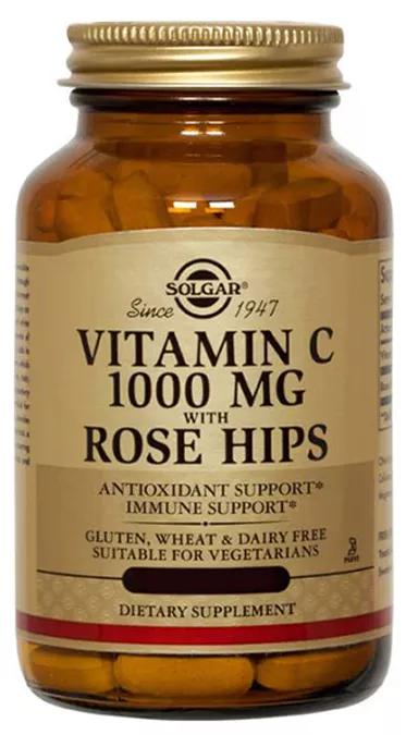 Solgar Rose Hips C 1000 mg 250 Comprimidos