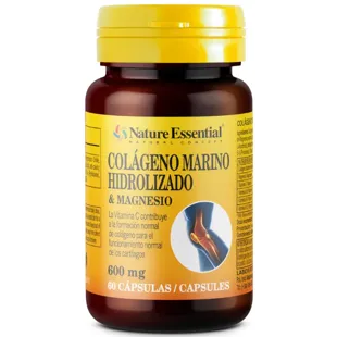 Nature Essential Marine Collagen + Magnesium 600mg 60 Capsules