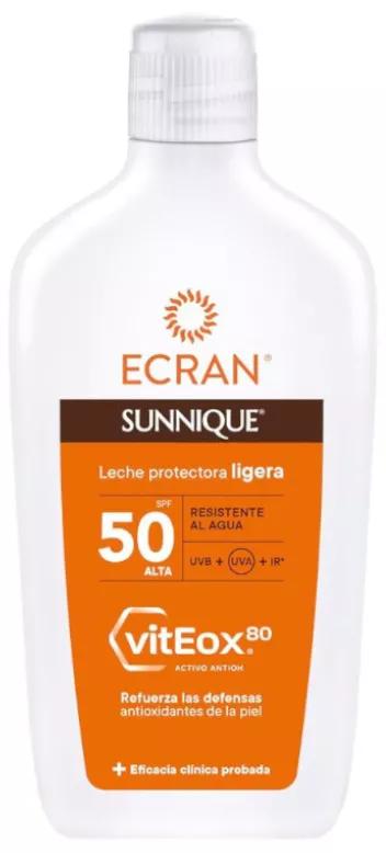 Ecran Sunnique Light Protective Milk SPF50 200 ml