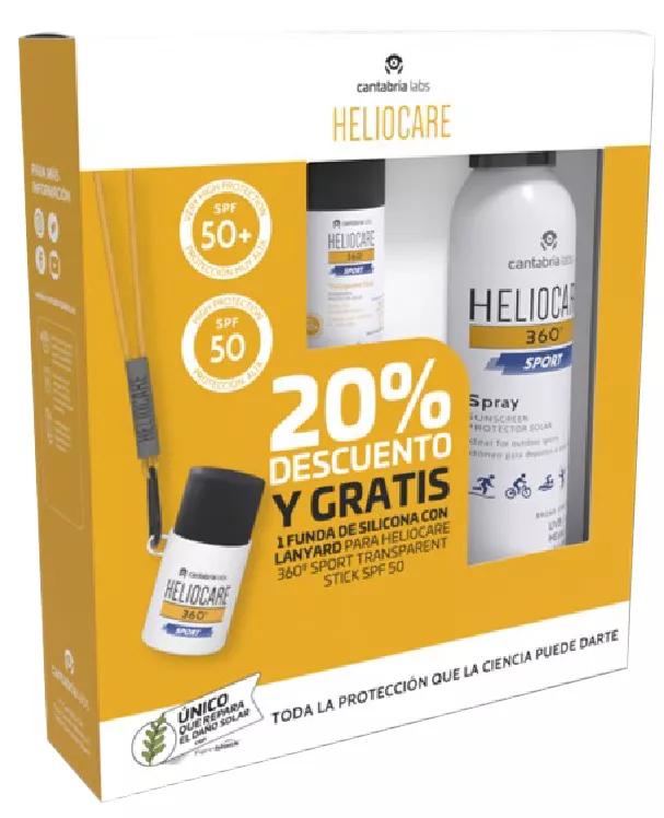 Heliocare 360 Sport Stick SPF50+ 25 gr + Spray 100 ml