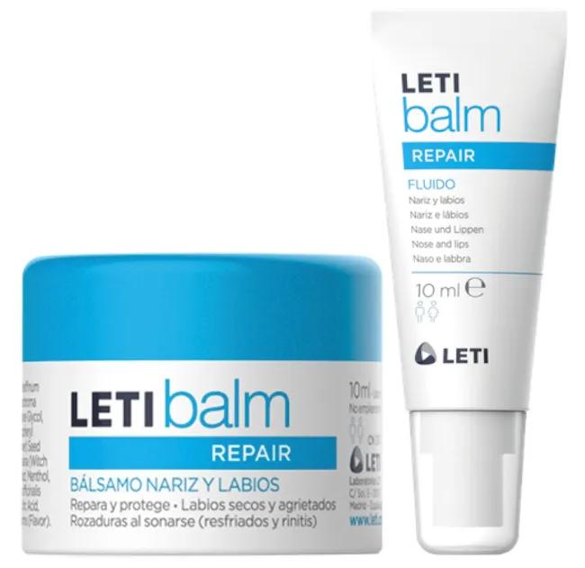 Pot de baume Leti Letibalm 10 ml + Baume 10 ml