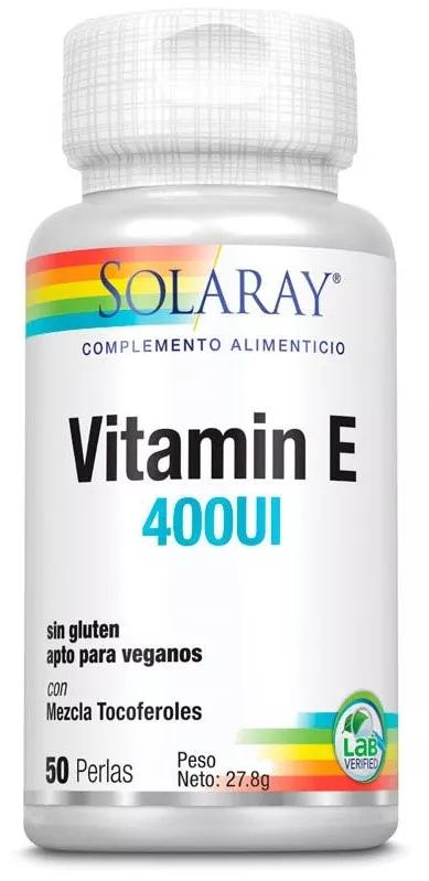 Solaray Vitamina E 400 IU 50 Perlas