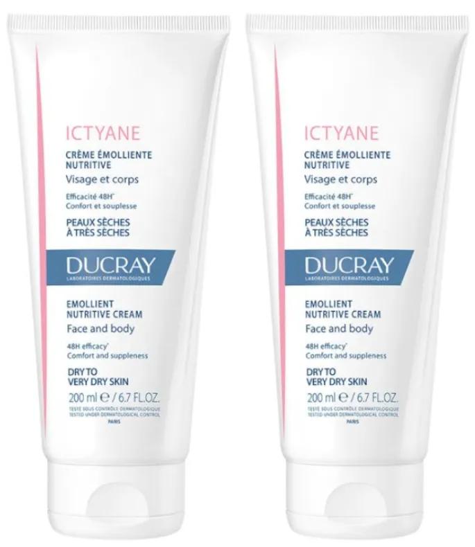 Ducray Ictyane Dry Skin Cream 2x200 ml